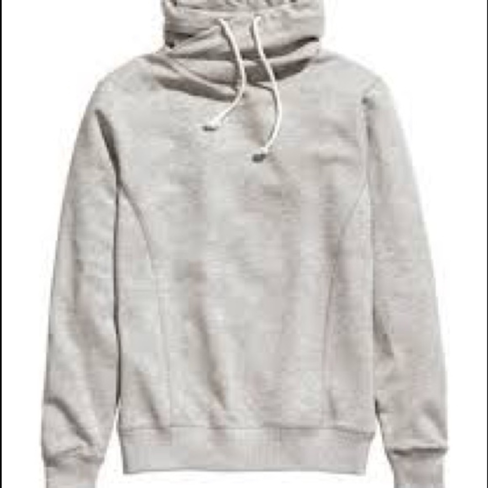 Gray Chimney Neck Hoodie